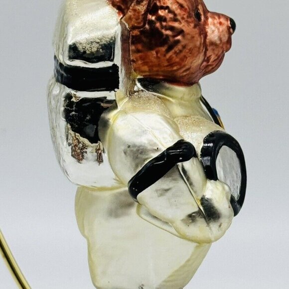 Teddys In Time 1999 BK Hand Blown Glass Ornament 1960s Spaceman - Picture 4 of 9